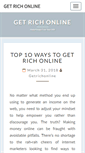 Mobile Screenshot of getrichonline.org