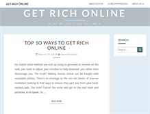 Tablet Screenshot of getrichonline.org
